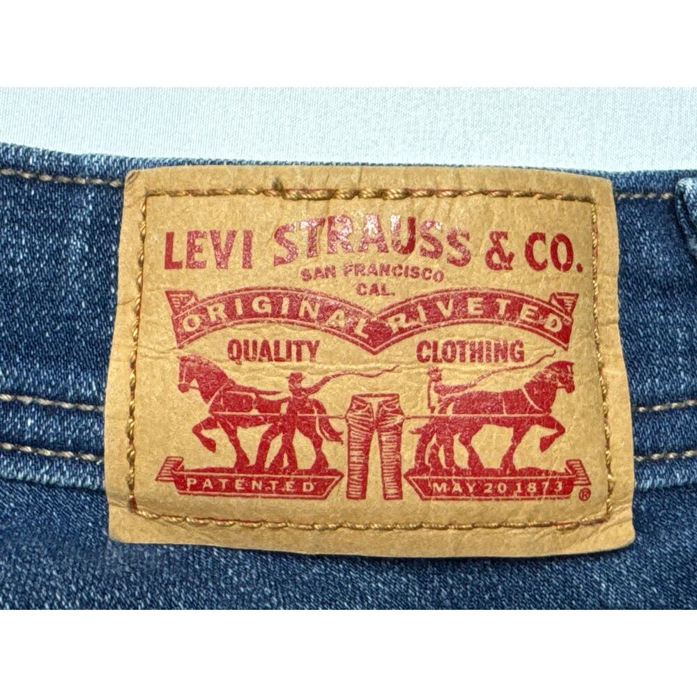 Levi's 529 Women's Curvy Bootcut Blue Jeans - Size 4M - 27x32 (26x31) - Picture 3 of 7